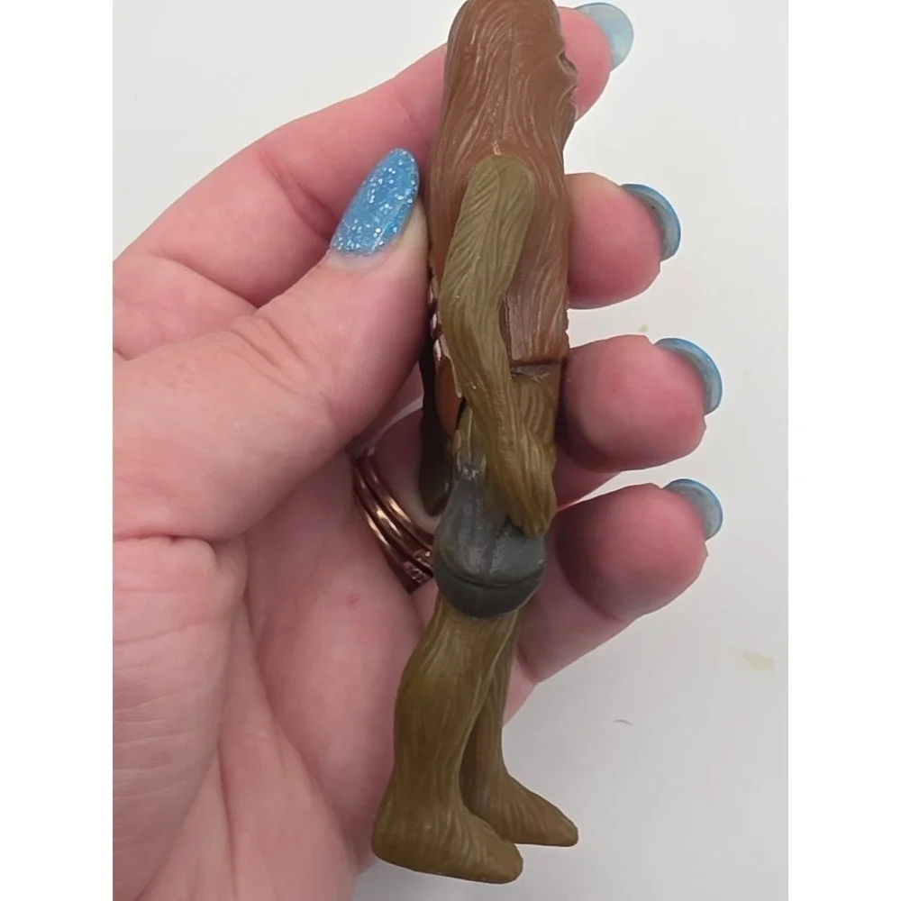 Kenner Action Figure 3.75 in Brown Fair 1977 Star Wars Chewbacca Discolored
